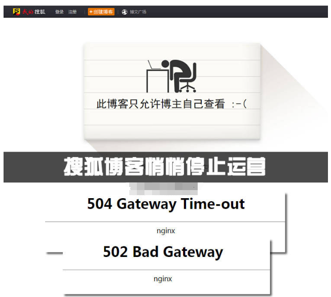 搜狐博客悄悄停止运营 搜狐,搜狐博客,博客,悄悄,停止